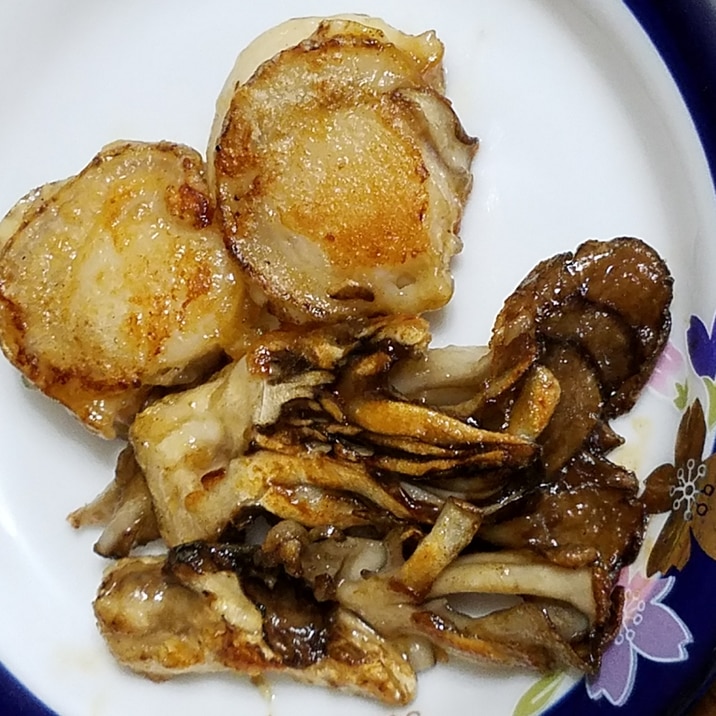 ホタテと舞茸のバター醤油焼き レシピ 作り方 By Miccyo 楽天レシピ